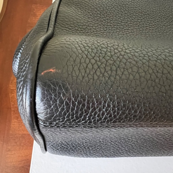 Jacquemus Le Turismo Shoulder Bowling Bag in Black Grained Leather - Picture 8 of 11